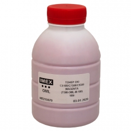 Тонер OKI c5100/c7300/c9300 Magenta у флаконі 100 г (tsm-oml-m-100) (oml) Imex T-S-IX-OKI-OML-M-100