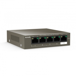 Комутатор TENDA TEF1105P-4-63W 4xFE PoE, 1xFE Uplink