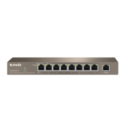 Коммутатор TENDA TEG1009P-EI 8xGE PoE, 1xGE Uplink, 120W