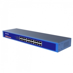 Коммутатор TENDA TEG1024G 24x1GE, Стоечный, Неупраляемый