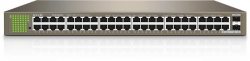 Комутатор TENDA TEG1050F 48xGE, 2xSFP Combo, Некерований