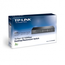 Коммутатор TP-LINK TL-SF1016DS 16xFE неуправляемый 13" 1U