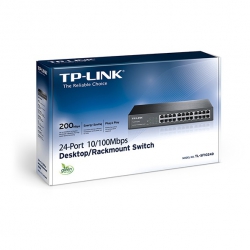 Коммутатор TP-LINK TL-SF1024D 24xFE неуправляемый 13" 1U