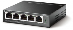 Коммутатор TP-LINK TL-SG1005LP 5xGE/4xPoE+ 40W неуправляемый 250м