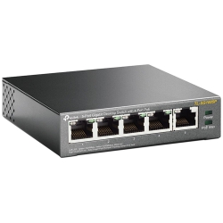 Коммутатор TP-LINK TL-SG1005P 5xGE/4xPoE 56W неуправляемый