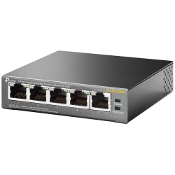 Коммутатор TP-LINK TL-SG1005P 5xGE/4xPoE 56W неуправляемый