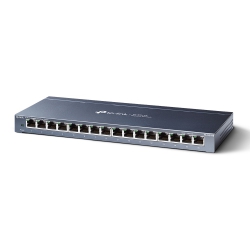 Комутатор TP-LINK TL-SG116 16xGE некерований Метал. корпус