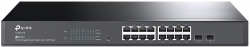 Коммутатор TP-LINK TL-SG2218 16x1GE 2xSFP L2 Smart Switch 19" 1U