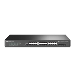 Коммутатор TP-LINK TL-SG3428X-UPS 24xGE, 4xSFP+, Керований L2