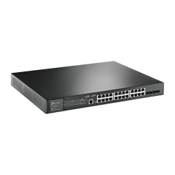 Комутатор TP-LINK TL-SG3428XMP 24xGE/PoE+384W 4x10GE SFP+ L2 JetStream 19" 1U