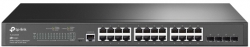 Коммутатор TP-LINK TL-SG3428 24xGE 4xGE SFP L2 JetStream 19" 1U