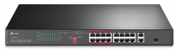 Коммутатор TP-LINK TL-SL1218P 16xFE/PoE+ 150W, 2xGE, 1xcombo SFP, неуправл.