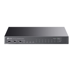 Коммутатор TP-LINK TL-SL1311P 8x1FE (8xPoE), 2xGE, 1xSFP, 65Вт, Неуправляемый