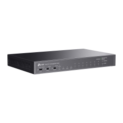 Коммутатор TP-LINK TL-SL1311P 8x1FE (8xPoE), 2xGE, 1xSFP, 65Вт, Неуправляемый