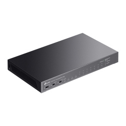Коммутатор TP-LINK TL-SL1311P 8x1FE (8xPoE), 2xGE, 1xSFP, 65Вт, Неуправляемый