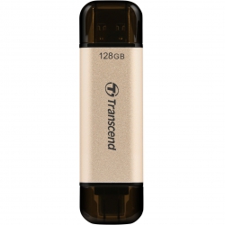 Накопичувач Transcend 128GB USB 3.2 Type-A + Type-C JetFlash 930 R420/W400MB/s Чорний TS128GJF930C