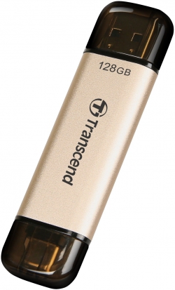 Накопичувач Transcend 128GB USB 3.2 Type-A + Type-C JetFlash 930 R420/W400MB/s Чорний TS128GJF930C
