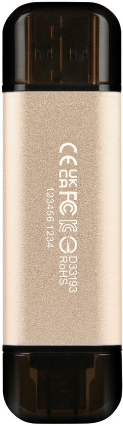 Накопичувач Transcend 128GB USB 3.2 Type-A + Type-C JetFlash 930 R420/W400MB/s Чорний TS128GJF930C