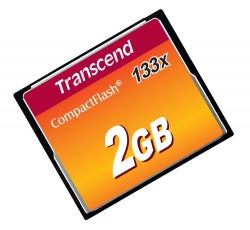 Карта пам'яті Transcend CF   2GB 133X TS2GCF133