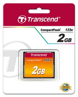 Карта пам'яті Transcend CF   2GB 133X TS2GCF133