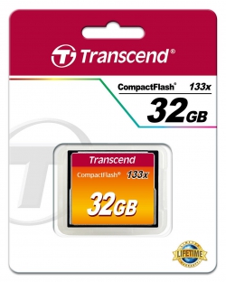 Карта пам'яті Transcend CF  32GB 133X TS32GCF133