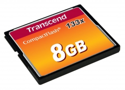 Карта пам'яті Transcend CF   8GB 133X TS8GCF133