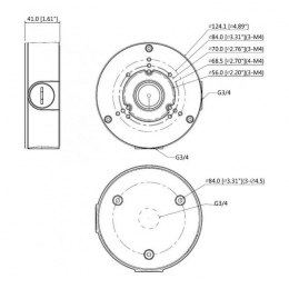 Крепление для видеокамеры Dahua DH-PFA130-E
