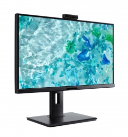 Монітор Acer 27" B278Kbemiqprcuzx D-Sub, HDMI, DP, USB, USB-C, MM, IPS, 3840x2160, 4ms, Pivot, Cam, FreeSync, HDR10 UM.HB8EE.010