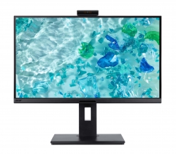 Монітор Acer 27" B278Kbemiqprcuzx D-Sub, HDMI, DP, USB, USB-C, MM, IPS, 3840x2160, 4ms, Pivot, Cam, FreeSync, HDR10 UM.HB8EE.010