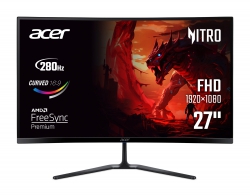 Монітор Acer 27" ED270Zbmiipx 2xHDMI, DP, MM, VA, 280Hz, 1ms, FreeSync Premium, CURVED UM.HE0EE.Z01
