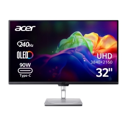 Монітор Acer 31.5" PE320QKXSMIIPHUZX 2xHDMI, DP, OLED, 3840x2160, 240Hz UM.JP0EE.X05