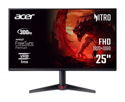 Монитор Acer 24.5 Nitro VG250QF3bmiipx 2xHDMI, DP, MM, IPS, 320Hz, 1ms, FreeSync UM.KV0EE.301