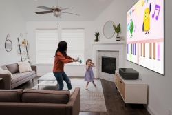 Проєктор домашнього кінотеатру Epson EH-LS800B UHD, 4000 lm, LASER, 0.16, WiFi, Android TV, чорний V11HA90140