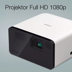 Проєктор Epson EF-21G FHD, 1000 lm, LASER, 1, Google TV, Opal Green V11HB35340