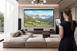 Проєктор домашнього кінотеатру Epson EH-QS100B UHD, 4500 lm, LASER, 0.16,  чорний V11HB49140