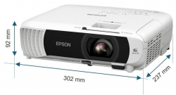 Проектор Epson EB-W55 WXGA, 4000 lm, 1.3-1.56, WiFi V11HB58042