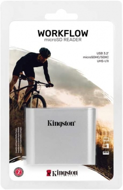 Кардрідер Kingston Workflow Dual-Slot microSDHC/XC UHS-II Card Reader WFS-SDC