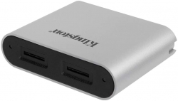 Кардрідер Kingston Workflow Dual-Slot microSDHC/XC UHS-II Card Reader WFS-SDC