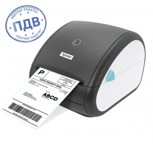 Принтер этикеток Xprinter XP-422B для печати ТТН Новой почты термопринтер 108мм