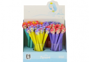 Ручка кулькова The Little mermaid гелева синя, асорті MAXI Z18087