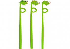 Ручка шариковая Chameleon гелевая синяя, 3 цвета ассорти MAXI Z20068