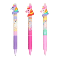 Ручка гелева "Пиши-стирай", 0,5мм, UNICORN, 36 шт в дисплеї, KIDS Line ZiBi ZB.2214-99
