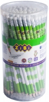 Олівець графітовий TABLE HB, з гумкою, туба ZiBi ZB.2314