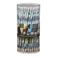 Олівець графітовий HB, DINO, з гумкою, туба - 100 шт, KIDS Line ZiBi ZB.2325