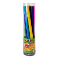 Олівець графітовий тригранний JUMBO HB, без гумки, туба (10 шт.) ZiBi ZB.2340-10