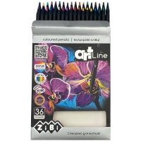 Олівці кольорові, 36кол., круглий, ART Line ZiBi ZB.2435