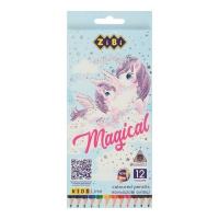 Олівці кольорові, 12кол., МАГІЯ, KIDS Line ZiBi ZB.2448