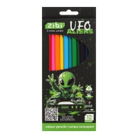 Олівці кольорові, 12 кольорів, UFO ZiBi ZB.2457