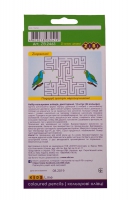 Цветные карандаши Double, 12 шт. (24 цвета), KIDS LINE ZiBi ZB.2463