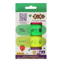 Набір з 4-x текст-маркерів TUTTI-FRUTTI, з ароматизатором KIDS Line ZiBi ZB.2702